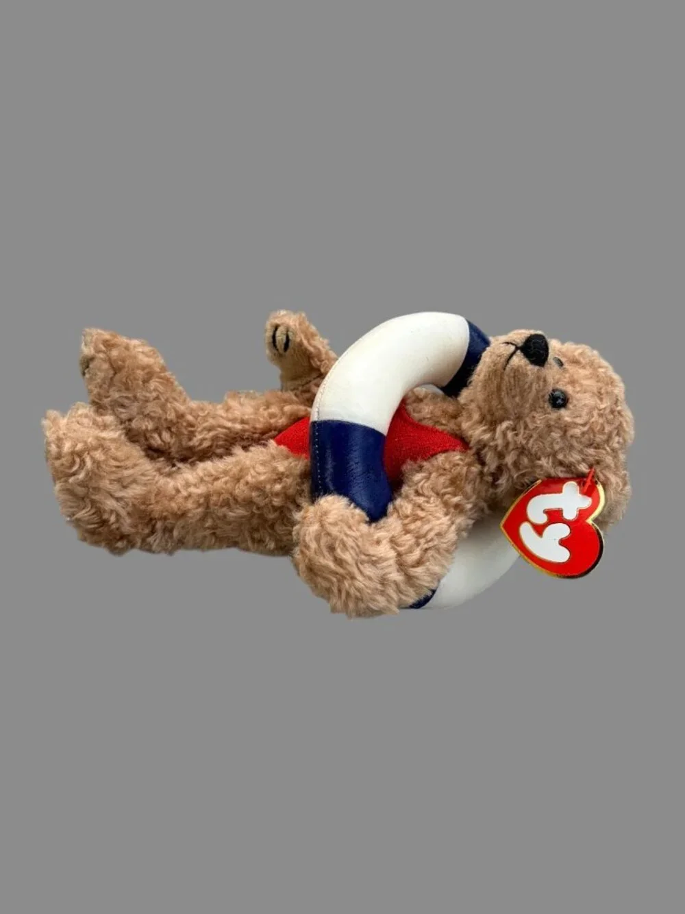 VTG Ty Attic Treasures Allura Teddy Bear Lifesaver Plush w/ Tag Nautical Retired
